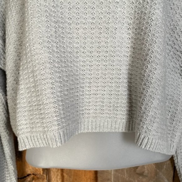 Abound Dusty Blue Cropped Sweater - Size Medium - Picture 5 of 11